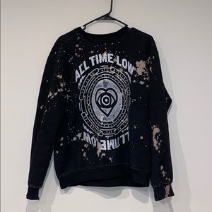 All Time Low Bleach spot hoodie - size M